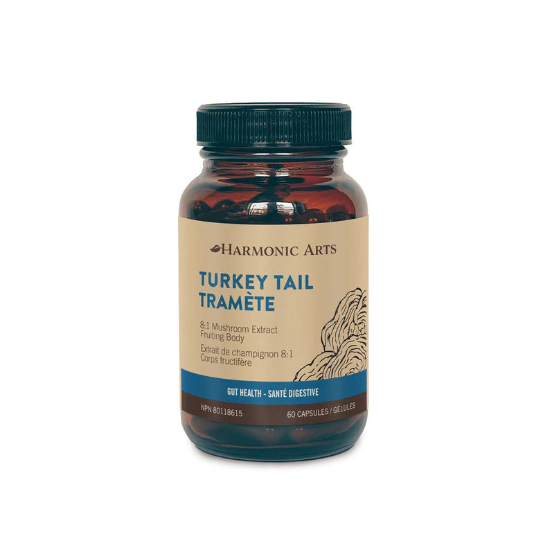Turkey Tail Mushroom Capsules 60 Capsules LivLong