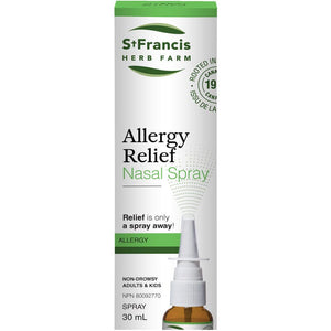 Allergy Relief Nasal Spray - 30ml Vitamins & Supplements St. Francis Herb Farm 