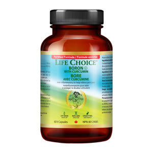 Boron with Curcumin - 60 Capsules Vitamins & Supplements Life Choice 