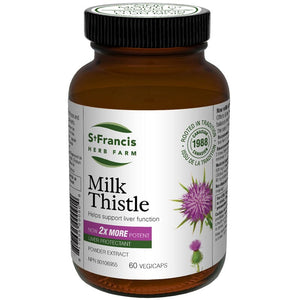 Milk Thistle - 60 Capsules Vitamins & Supplements St. Francis Herb Farm 