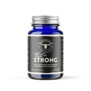 Strong - 50% Beef Liver and 50% Beef Heart - 180 Capsules Vitamins & Supplements Higher Healths Canada 