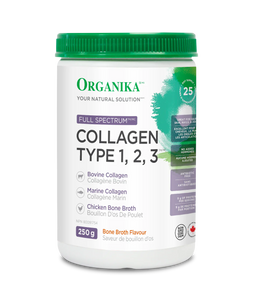 Full Spectrum Collagen Type 1, 2, 3 - Organika (250g) Vitamins & Supplements Organika 