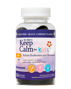 Keep Calm For Kids - Black Currant - 30 Gummies Vitamins & Supplements Nanton Nutraceuticals 