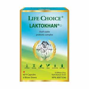 Laktokhan Shelf Stable Probiotic Complex - Life Choice Vitamins & Supplements Life Choice 