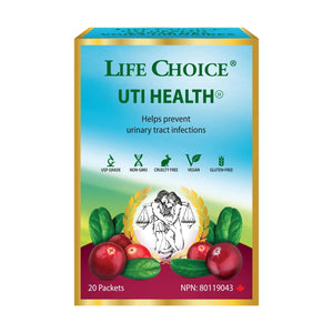 UTI Health - 20 Packets Vitamins & Supplements Life Choice 